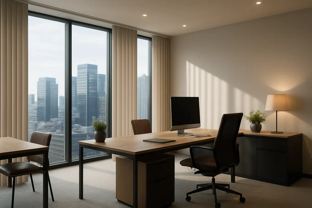 office curtains