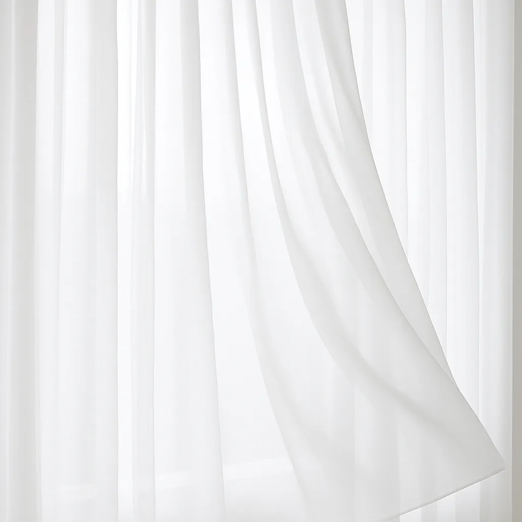 White Sheer Curtains