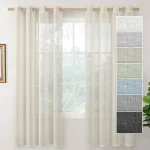 sheer linen curtains