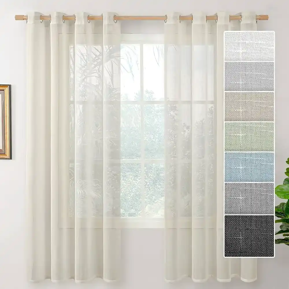 sheer linen curtains